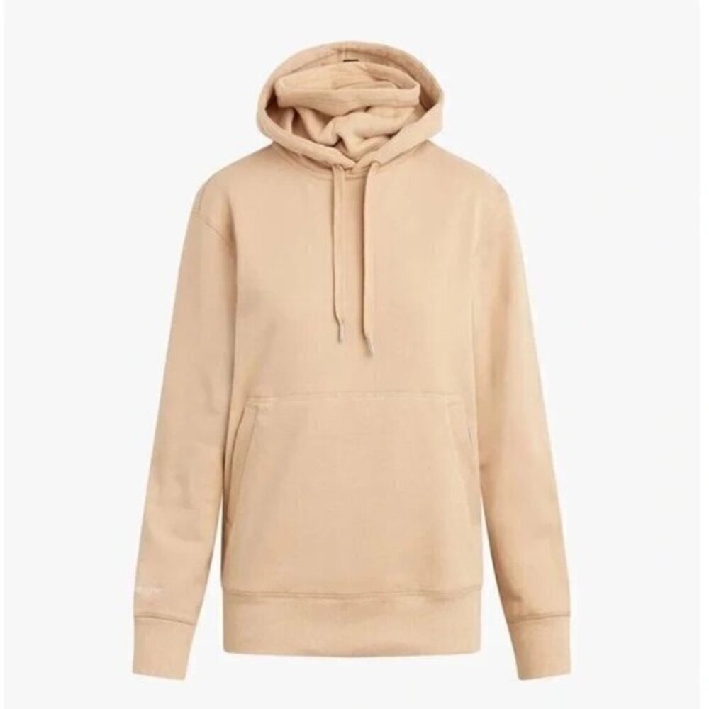 Favorite Daughter Mask Hoodie Sweatshirt 100% Cotton Tan